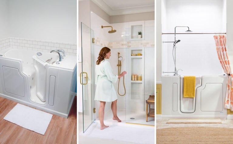 walk-in-tub vs. walk-in shower vs. hybrid tub
