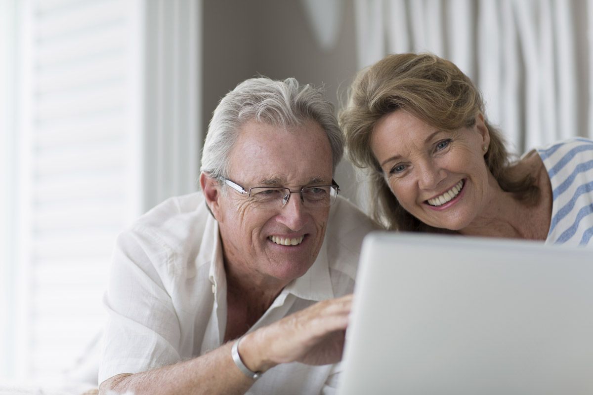 Couple researching Different Types of Walk-In Tubs