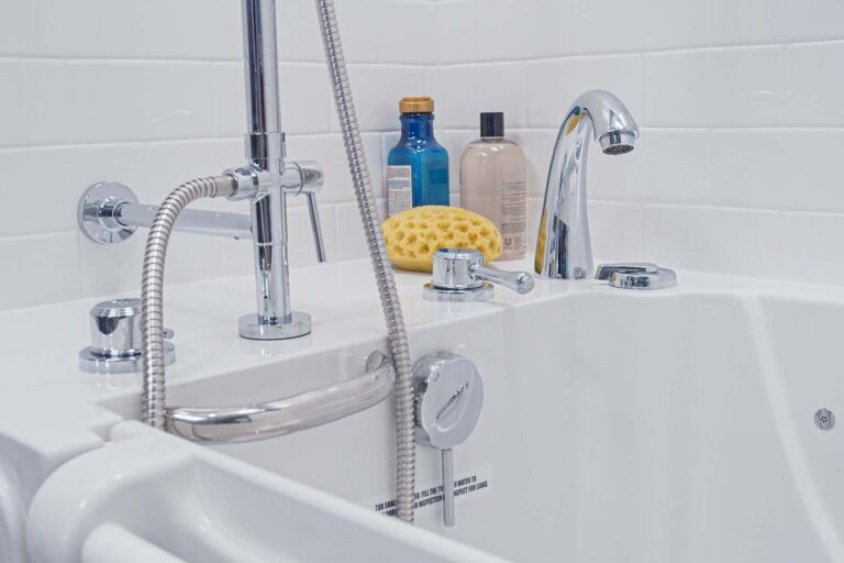 chrome tub faucet