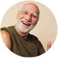 old man smiling