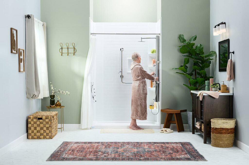 walk-in shower