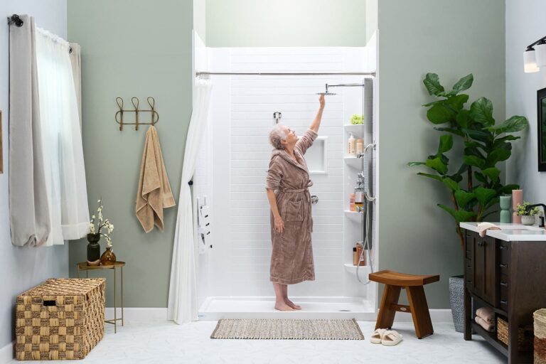 walk-in shower