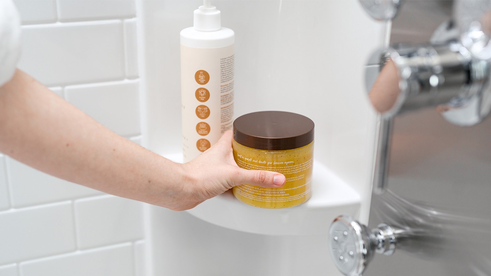 Safe Step Walk-In Shower Storage