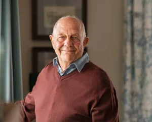 Smiling senior man