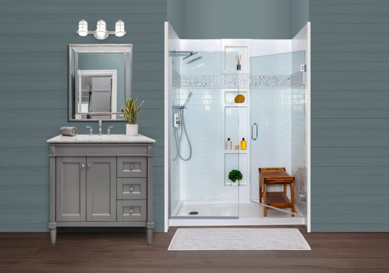 walk-in shower