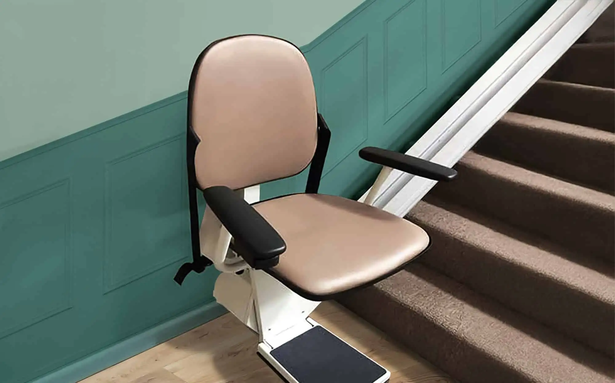indoor stairlift closeup