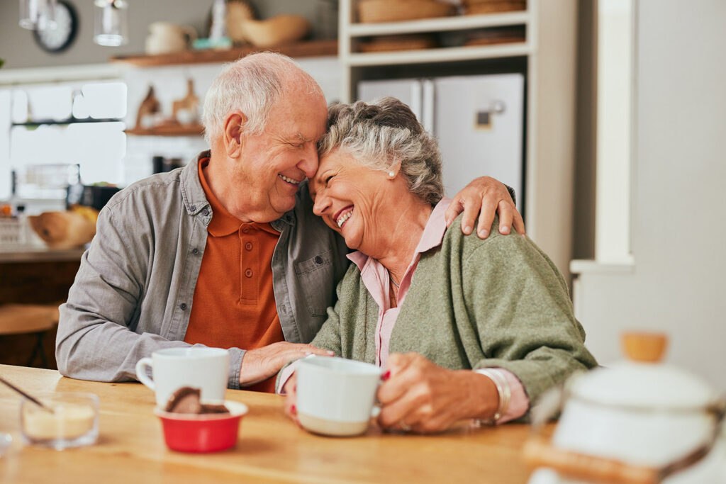 Couple in kitchen