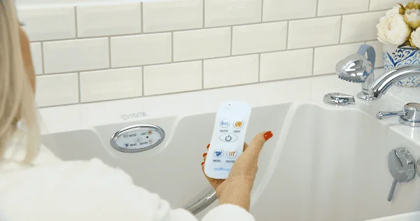Walk-In Bathtub with remote